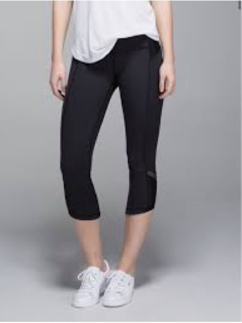 lululemon athletica Black Capri Leggings